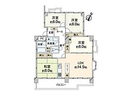 間取図画像 4LDK