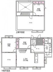 シェラビア東山台二番街217号棟 3LDKの間取図画像
