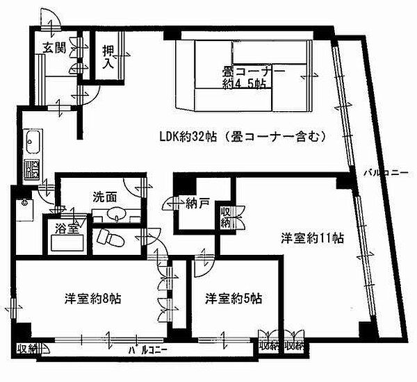 間取りを拡大表示