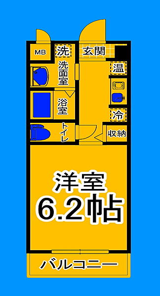 大阪府堺市北区北長尾町1丁(賃貸マンション1K・4階・21.07㎡)の写真 その2