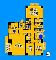 大阪府大阪市住吉区帝塚山中3丁目（賃貸マンション3LDK・3階・140.87㎡） その2