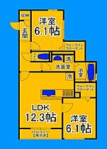 大阪府堺市堺区向陵西町1丁（賃貸アパート2LDK・1階・60.81㎡） その2