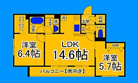 大阪府大阪市住吉区我孫子5丁目（賃貸マンション2LDK・2階・61.71㎡） その2