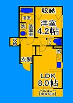 大阪府堺市堺区甲斐町西3丁（賃貸アパート1LDK・3階・33.93㎡） その2