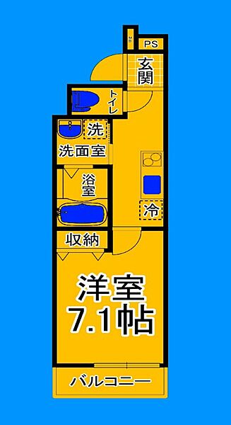 大阪府堺市北区中長尾町4丁(賃貸アパート1K・2階・27.05㎡)の写真 その2