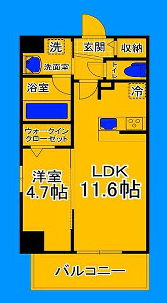 大阪府堺市堺区向陵東町1丁(賃貸マンション1LDK・8階・40.05㎡)の写真 その2