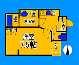 大阪府堺市北区北花田町4丁（賃貸マンション1K・3階・26.32㎡） その2