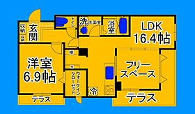 大阪府堺市堺区向陵西町3丁（賃貸マンション1LDK・1階・57.53㎡） その2