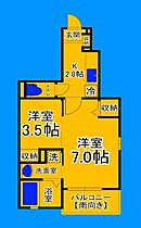 大阪府堺市堺区北庄町3丁（賃貸アパート2K・1階・31.65㎡） その2