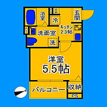 大阪府大阪市住吉区墨江1丁目（賃貸アパート1K・3階・20.11㎡） その2