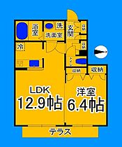 大阪府堺市北区百舌鳥陵南町1丁（賃貸アパート1LDK・1階・43.87㎡） その2