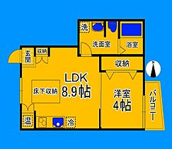 大阪府大阪市住吉区千躰2丁目（賃貸アパート1LDK・1階・31.89㎡） その2