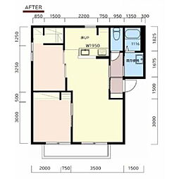 ランスフィールドC 3DKの間取図画像