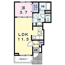 長野県佐久市長土呂（賃貸アパート1LDK・1階・37.13㎡） その2