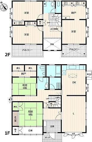 間取り 八王子市元本郷町3丁目