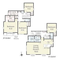 八王子市上壱分方町 新築戸建 1号棟(24-2期)