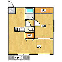 フォーブル原 201 ｜ 福岡県久留米市津福本町1762-7（賃貸アパート1LDK・2階・48.00㎡） その2