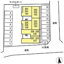 D-ROOM　FIRST　大善寺駅前 203 ｜ 福岡県久留米市大善寺大橋1丁目109（賃貸アパート1LDK・2階・34.92㎡） その3