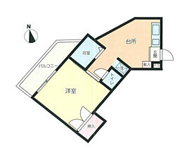 ウィン・グランデ国分 406 ｜ 福岡県久留米市国分町1299（賃貸マンション1DK・4階・35.00㎡） その2