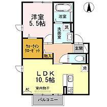 リーベンコート 202 ｜ 福岡県久留米市大善寺町夜明988-1（賃貸アパート1LDK・2階・44.18㎡） その2