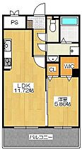 グランベールさくら小路 303 ｜ 福岡県久留米市西町1030-10（賃貸マンション1LDK・4階・42.40㎡） その2