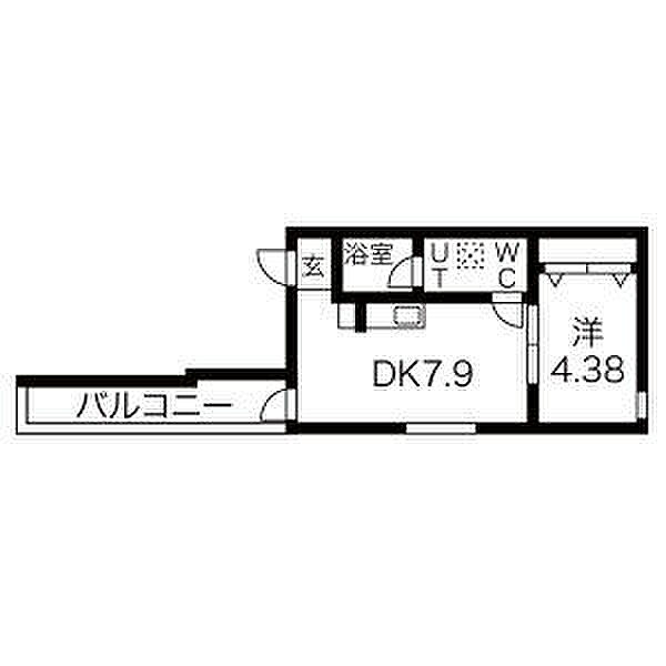 レスペデザ道徳 302｜愛知県名古屋市南区道徳新町１丁目(賃貸アパート1DK・3階・27.15㎡)の写真 その2