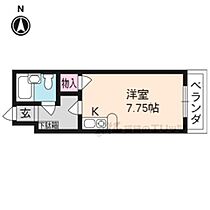 京都府宇治市五ケ庄野添（賃貸マンション1K・3階・19.84㎡） その2