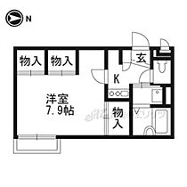 レオパレスディスポレール 203 ｜ 京都府京田辺市草内橋折（賃貸アパート1K・2階・26.49㎡） その2