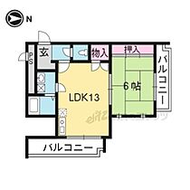 ヴェールハイツスミヨ 101 ｜ 京都府宇治市伊勢田町南山（賃貸マンション1LDK・1階・44.40㎡） その2