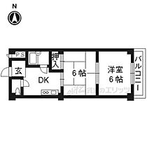 京都府久世郡久御山町島田（賃貸マンション2K・4階・31.59㎡） その2