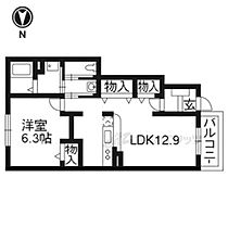 京都府京都市伏見区向島吹田河原町（賃貸アパート1LDK・1階・46.49㎡） その2