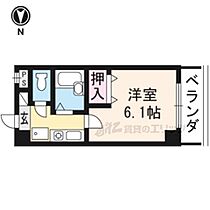 コーポ庄座 206 ｜ 京都府京都市伏見区深草ヲカヤ町（賃貸マンション1K・1階・19.05㎡） その2