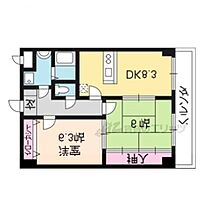 コスモスフローラ醍醐 503 ｜ 京都府京都市伏見区醍醐構口町（賃貸マンション2LDK・5階・52.65㎡） その2