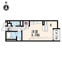 レオネクスト西山天王山 206 ｜ 京都府長岡京市調子１丁目（賃貸アパート1R・2階・25.54㎡） その2