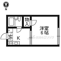 京都府京田辺市興戸御垣内（賃貸アパート1K・2階・19.80㎡） その1