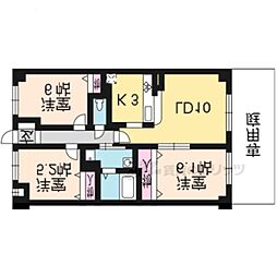 プリマヴェーラ桃山 3LDKの間取図画像