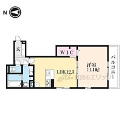 エラーブル 1LDKの間取図画像