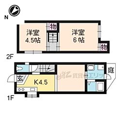 パルコーポ淀 2DKの間取図画像