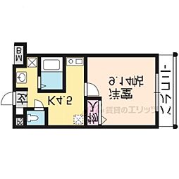 カーサ・ドルチェ 1Kの間取図画像
