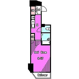 ヴェルステージ練馬3 1Kの間取図画像