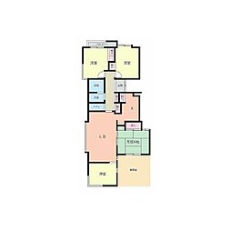 ハイタウン初生 4LDKの間取図画像