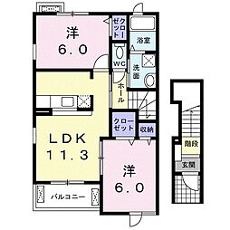 セジュールパーク 2階/-