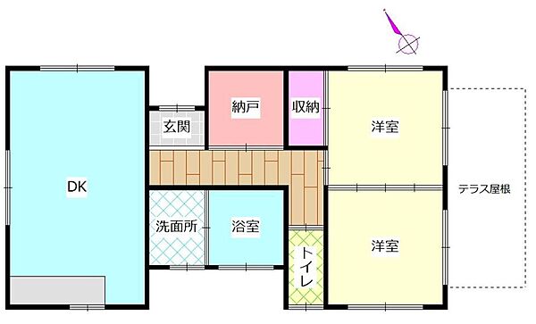 間取りを拡大表示