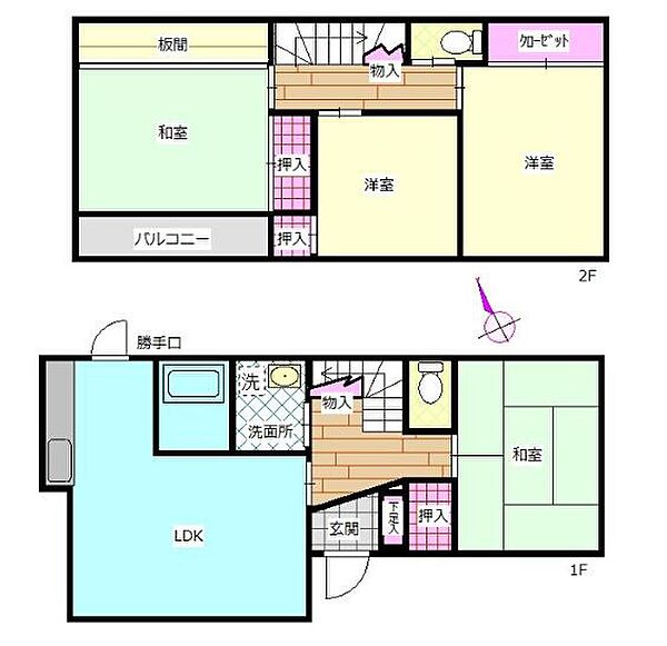 間取りを拡大表示