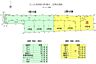 区画図：１期３区画の分譲です。続いて２期２区画も分譲予定です。