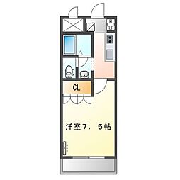 ブルーム・T 1Kの間取図画像