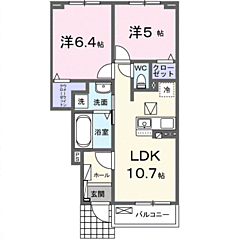 物件の間取り