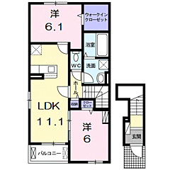 物件の間取り