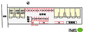 滋賀県近江八幡市江頭町（賃貸アパート1LDK・1階・44.70㎡） その13