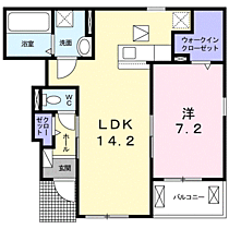 ハッピーライフII 105 ｜ 滋賀県東近江市中小路町647番地（賃貸アパート1LDK・1階・50.27㎡） その2